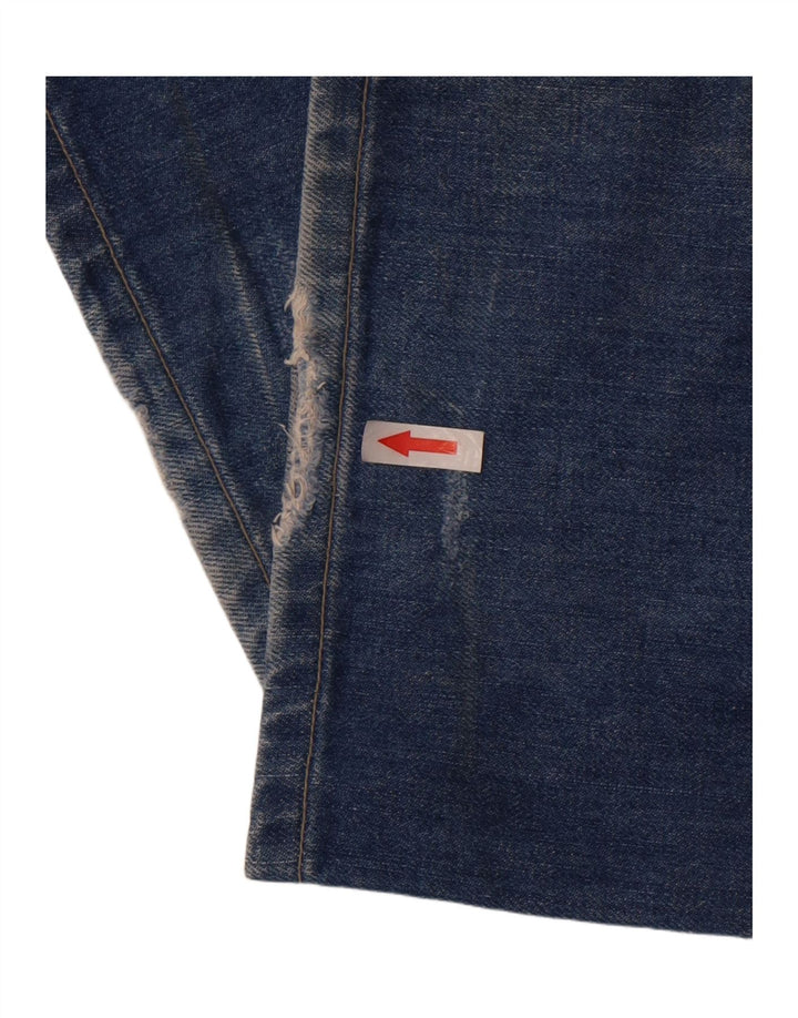 Diesel Herre Straight Jeans W31 L30 Blå Bomuld