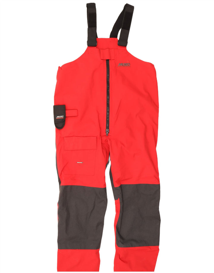 Musto Herre Performance Dungarees Skibukser XL Rød Colourblock Nylon