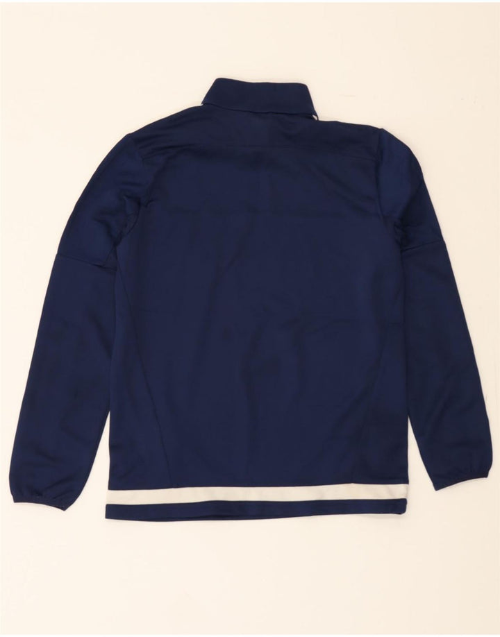 ADIDAS Boys Climacool Pullover Tracksuit Top 11-12 Years Navy Blue Vintage Adidas and Second-Hand Adidas from Messina Hembry 