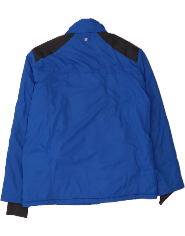 MOUNTAIN WAREHOUSE Mens Windbreaker Jacket UK 44 2XL Blue Colourblock Vintage Mountain Warehouse and Second-Hand Mountain Warehouse from Messina Hembry 