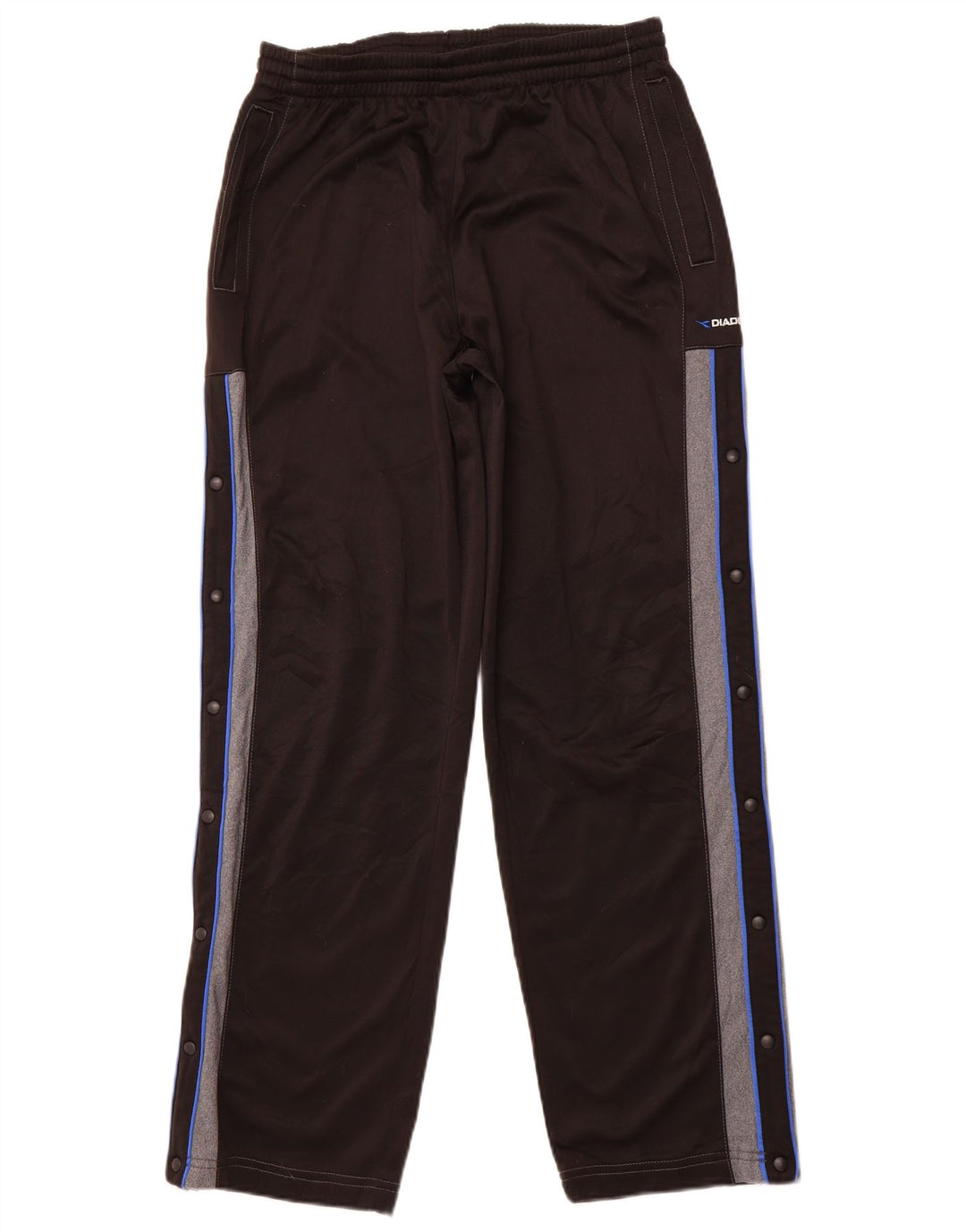 DIADORA Træningsdragtsbukser til mænd UK 40 Large Black Colourblock Polyester