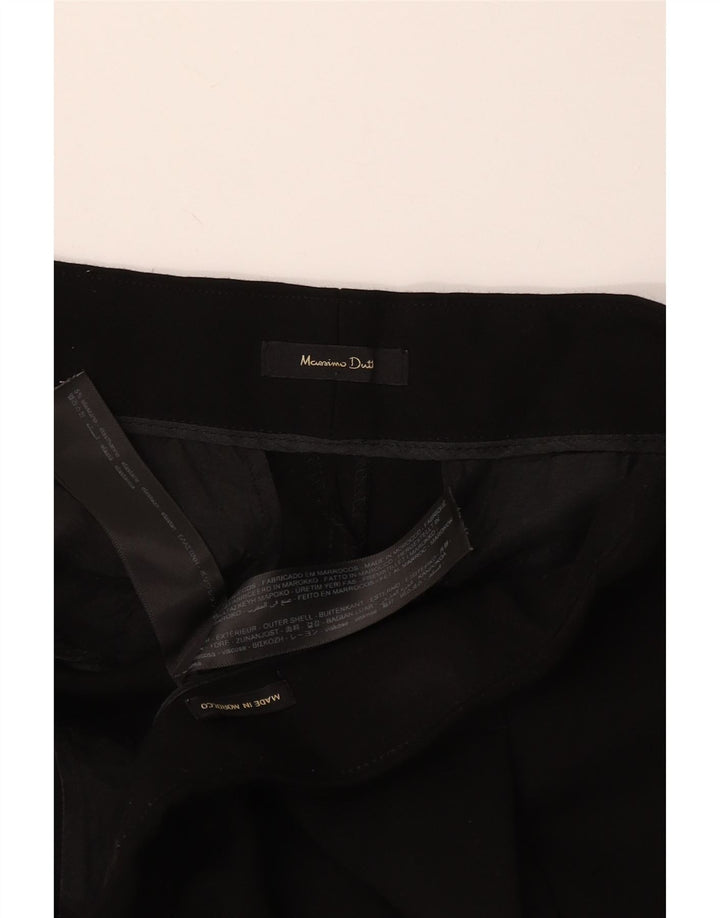 Massimo Dutti Dame Bootcut Bukser W34 L32 Sort Viscose