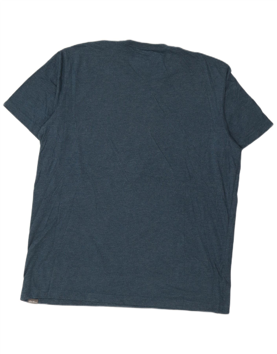 EDDIE BAUER Herre T-Shirt Top XL Blå Bomuld