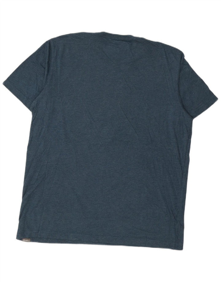 EDDIE BAUER Herre T-Shirt Top XL Blå Bomuld