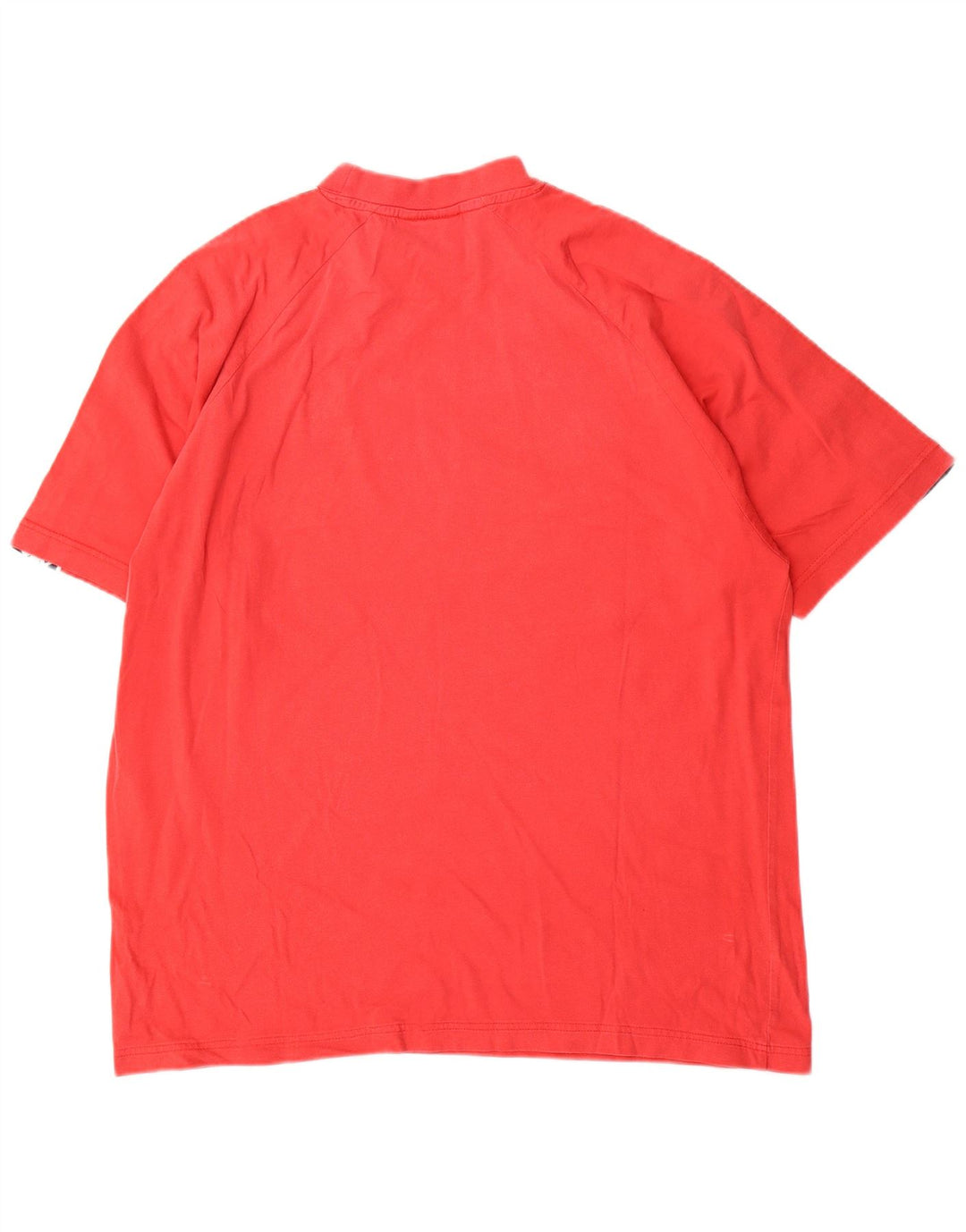 Kappa Herre grafisk T-shirt Top Stor Rød Colourblock Bomuld