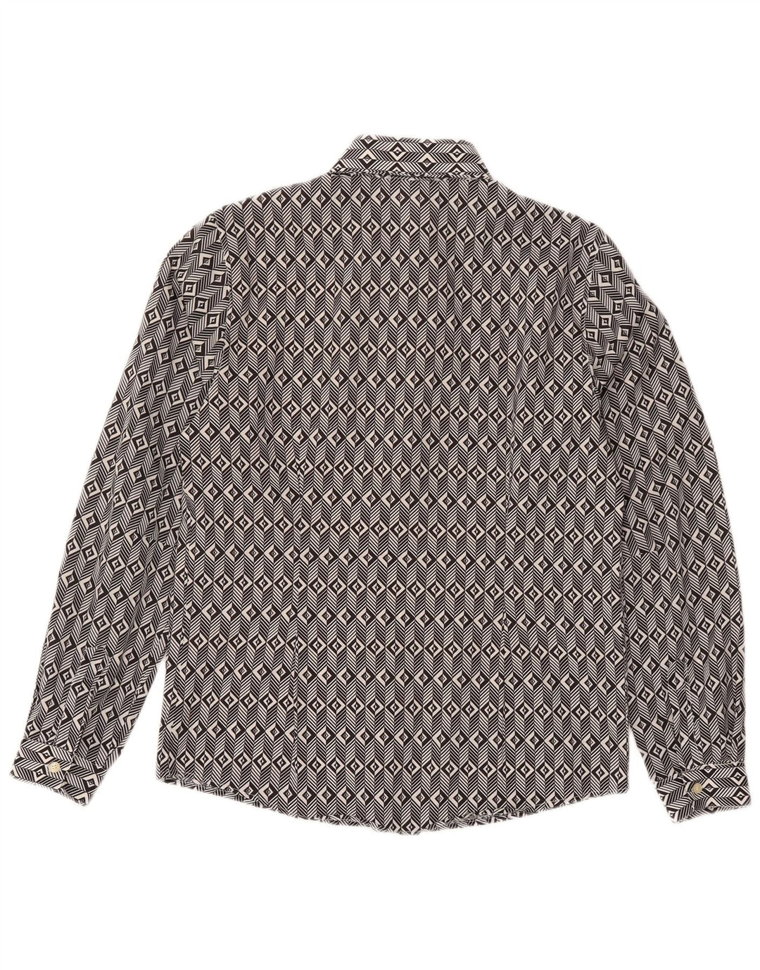 ALTATENSIONE Herreskjorte Medium Sort Geometrisk