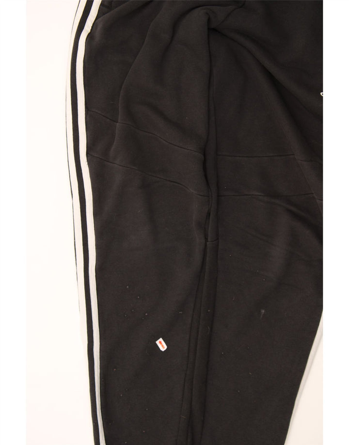 ADIDAS Mens Tracksuit Trousers Medium Black Cotton Vintage Adidas and Second-Hand Adidas from Messina Hembry 