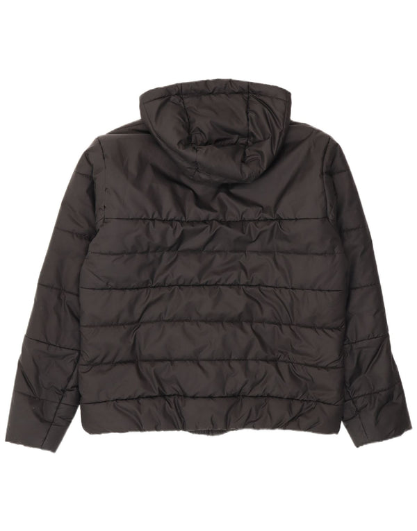 Nike Herre Therma-Fit grafisk polstret hættejakke UK 42 XL sort polyester