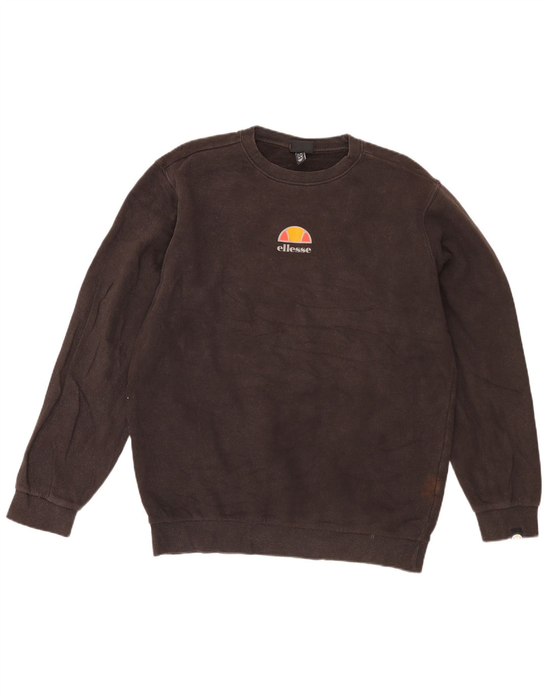 Ellesse Herre Sweatshirt Jumper Medium Brun Bomuld