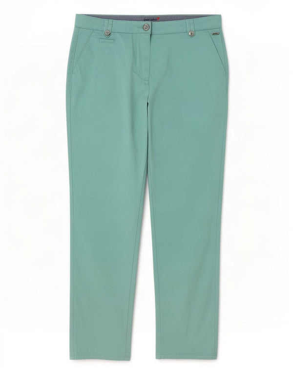Marks & Spencer Lige Chinobukser til kvinder UK 10 Small W28 L29 Blue