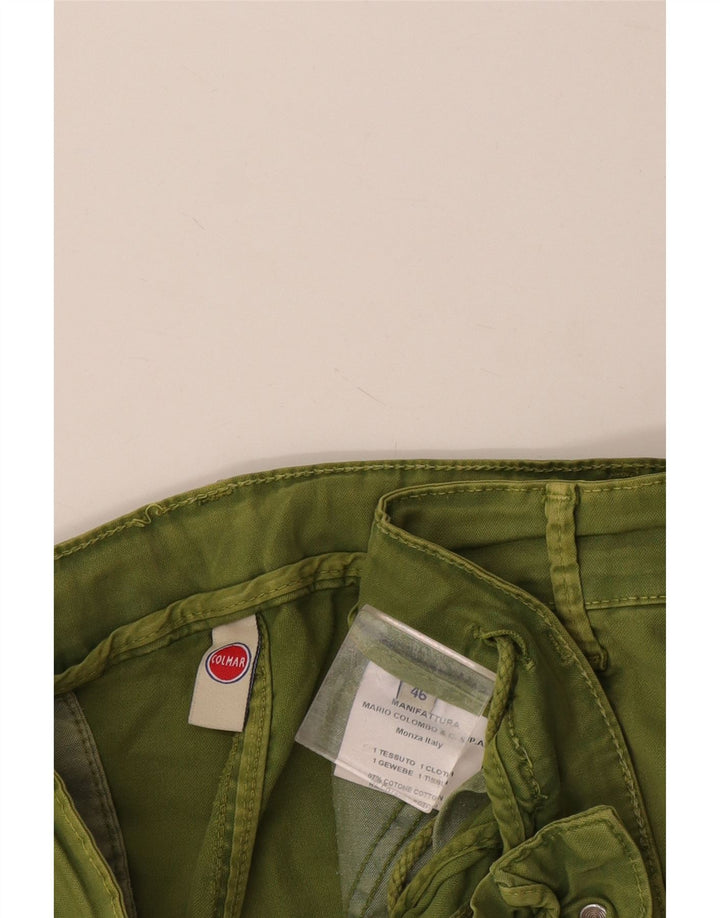 Colmar Herre Cargo Shorts IT 46 Small W29 Grøn Bomuld