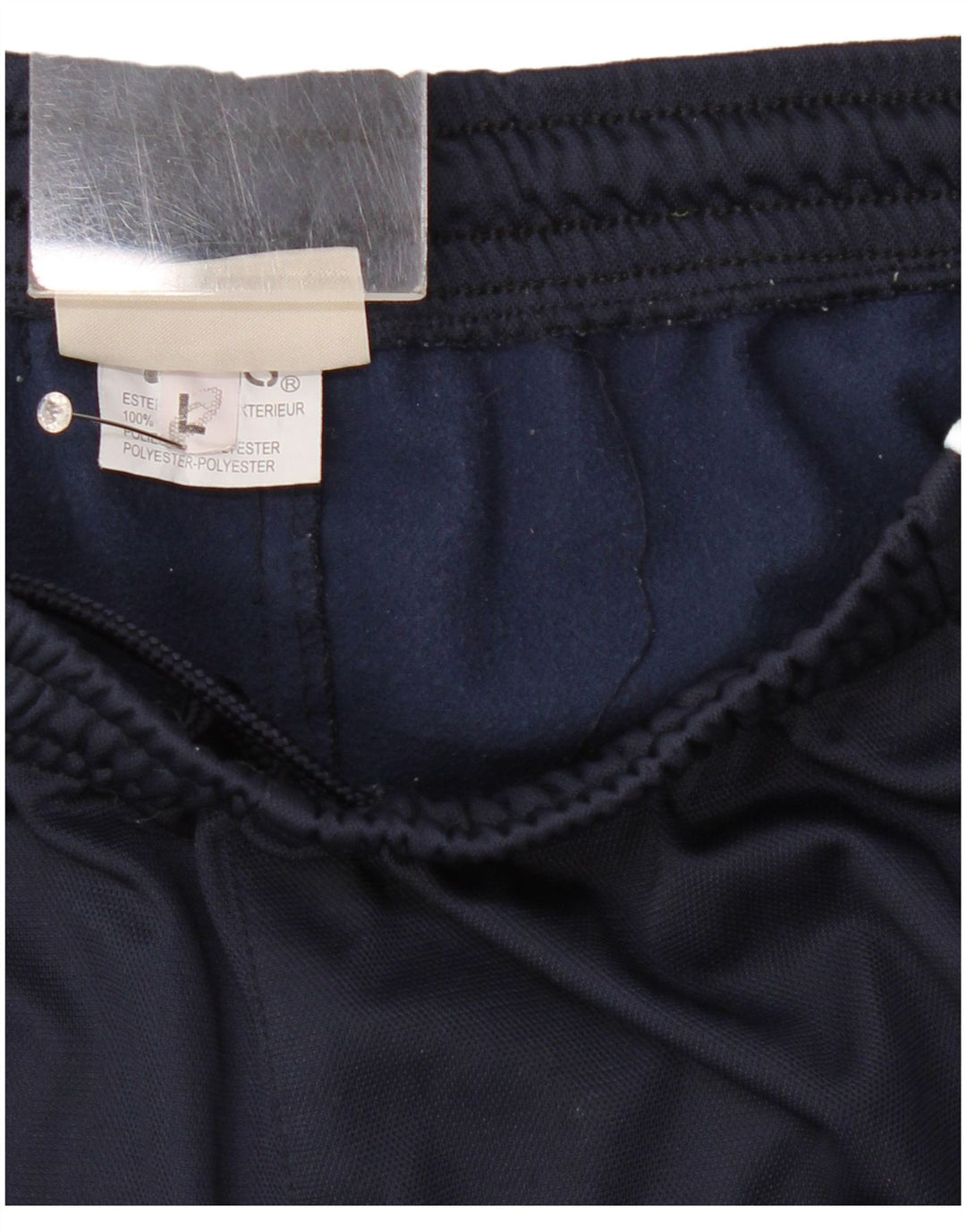 Asics Herre træningsdragt Bukser Large Navy Blue Colourblock Polyester