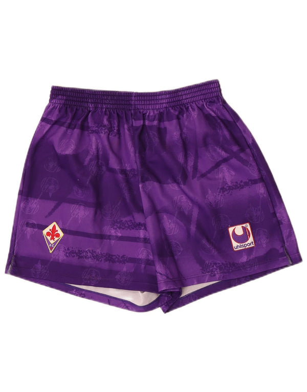 Uhlsport Herre 1994-1995 Fiorentina Home Sports Shorts XL Purple Sports