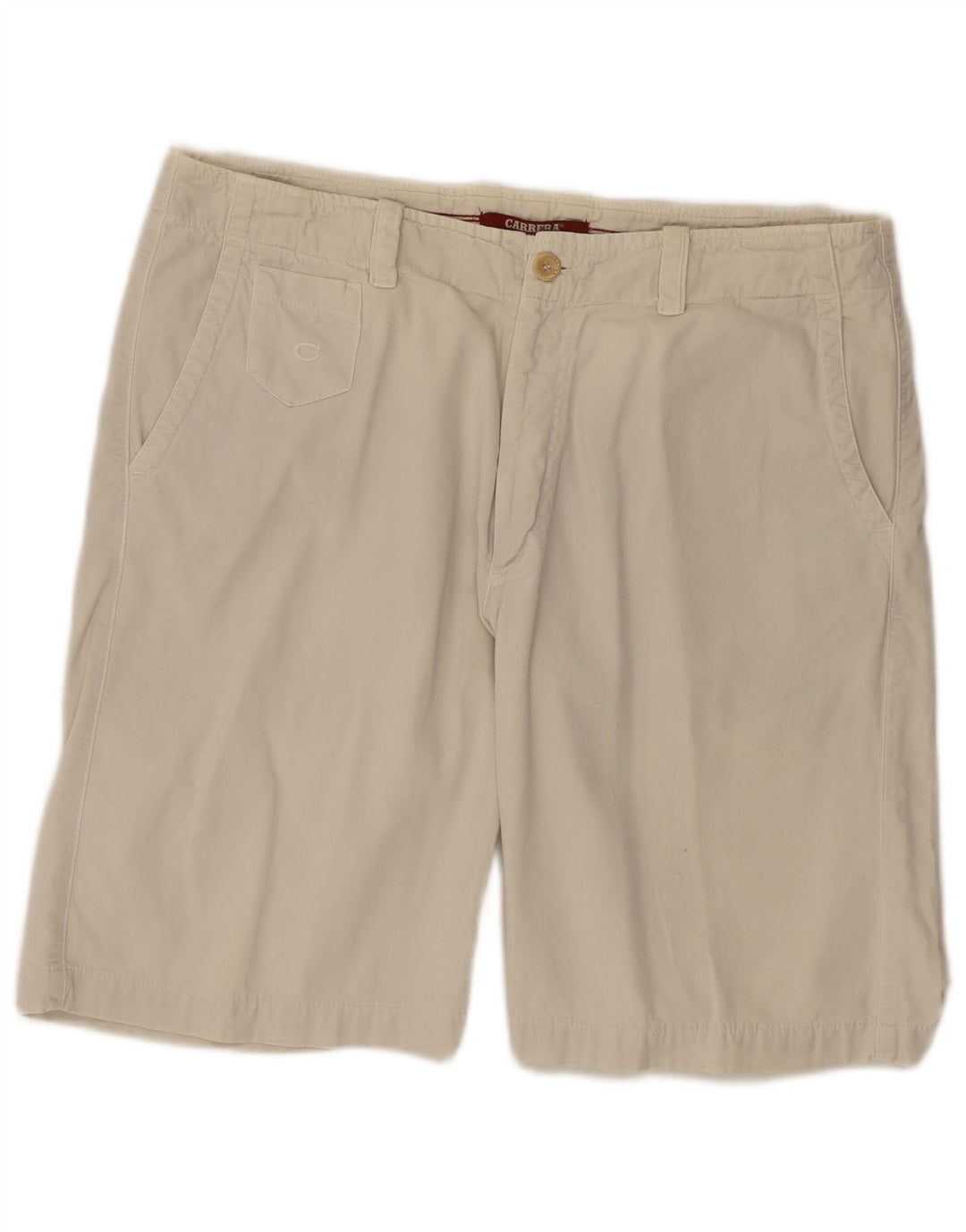 Carrera Herre Chino Shorts IT 52 XL W36 Beige Bomuld