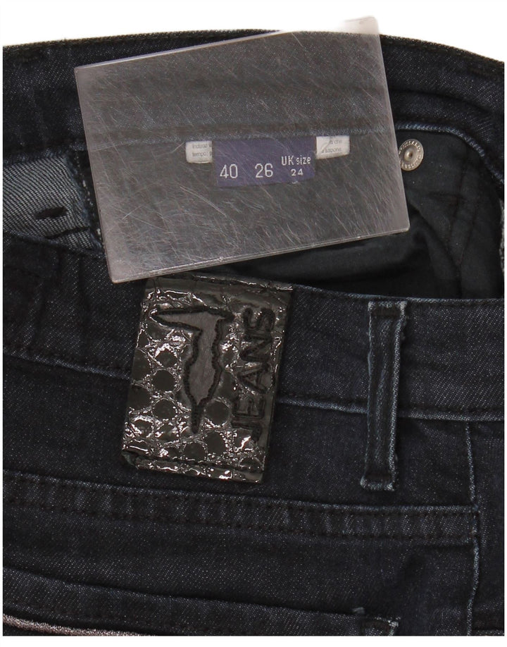 Trussardi Lige Jeans til kvinder W24 L28 Marineblå