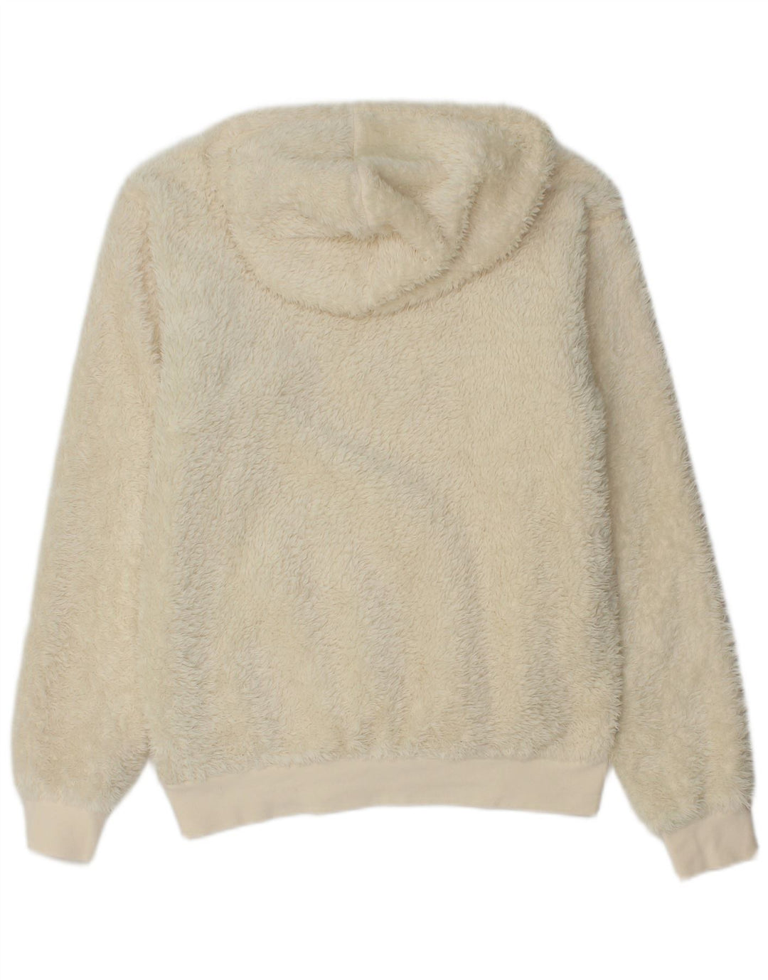 Adidas fleecetrøje med hætte til mænd XS Beige polyester