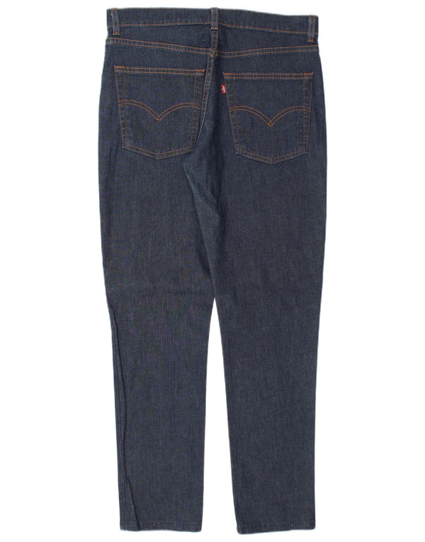 Levi's Womens Skinny Jeans W33 L30 Navy Blue Cotton