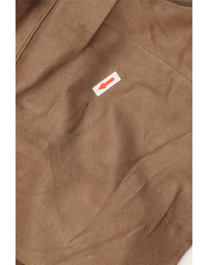Zara Herre 2-knaps blazerjakke EU 54 XL Beige Polyester