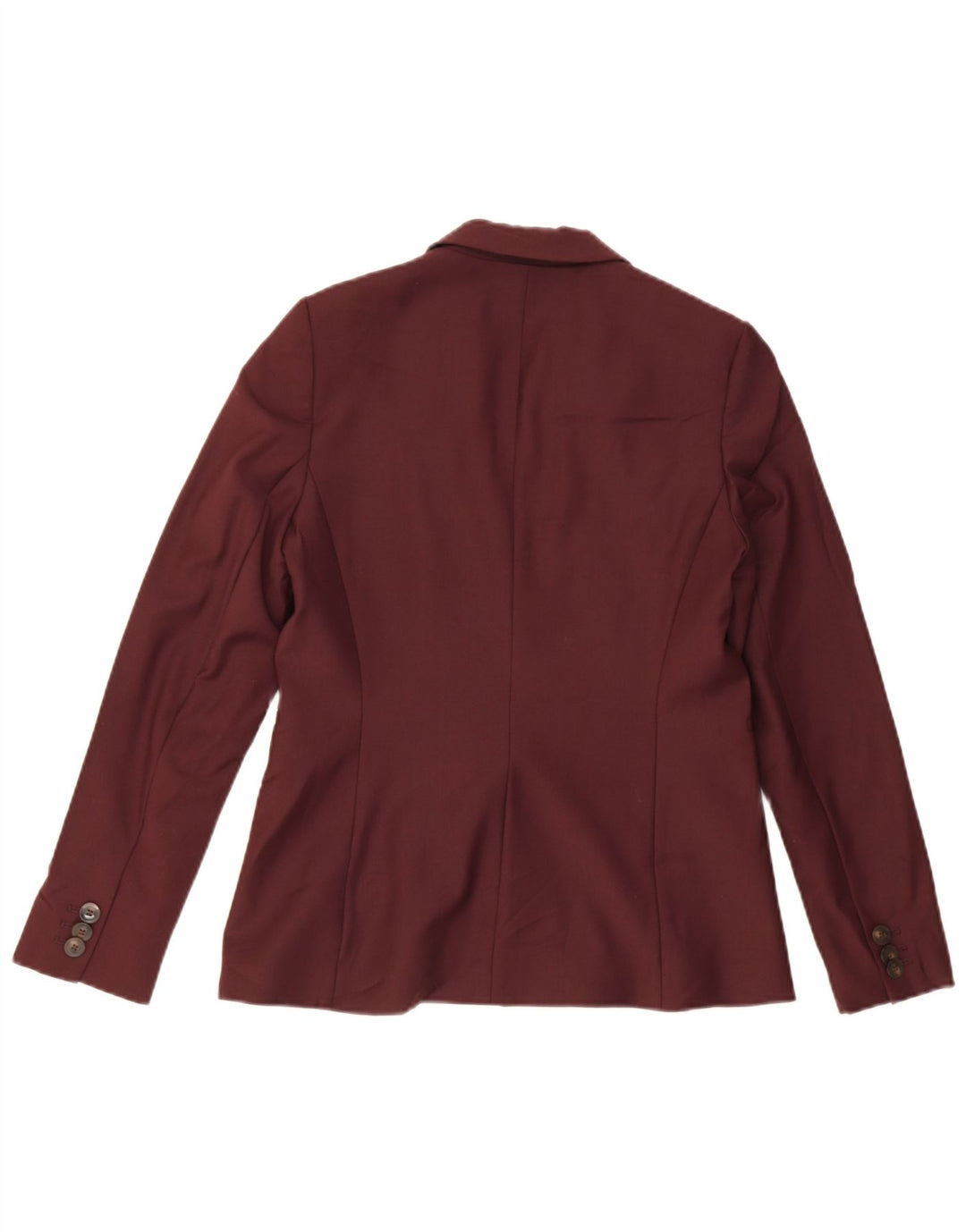 Hobbs Dame 1 Knap Blazer Jacket UK 10 Small Bourgogne Polyester