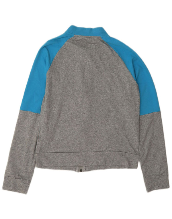 Adidas Grafisk træningsdragt topjakke til kvinder UK 8/10 Small Grey Colourblock