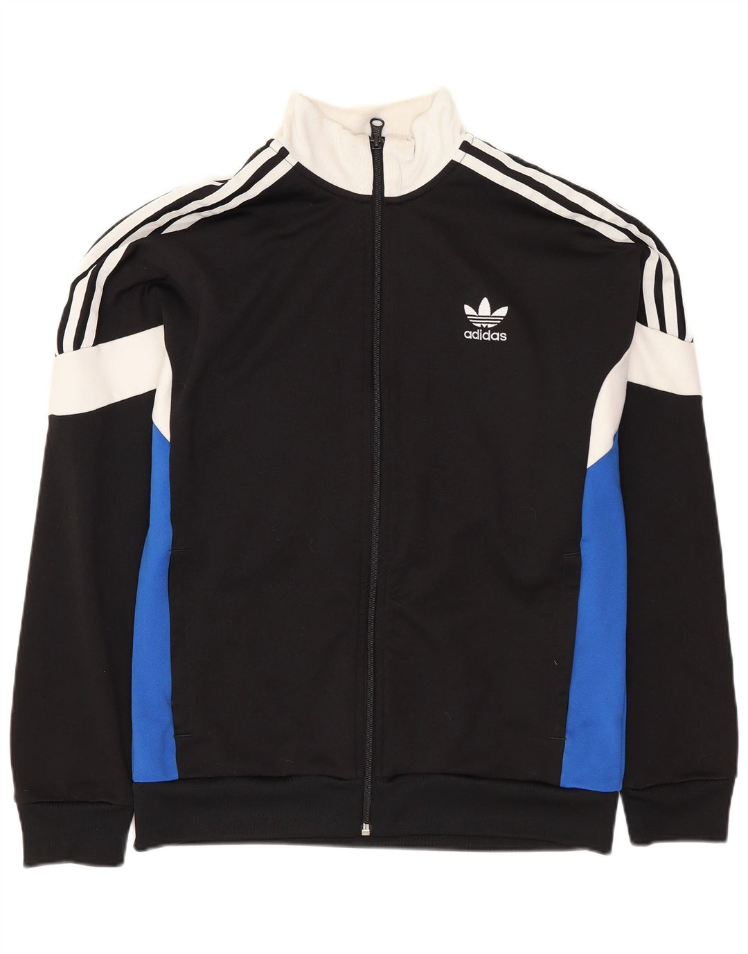 ADIDAS Træningsdragt til drenge Topjakke 13-14 år Sort Colourblock Polyester