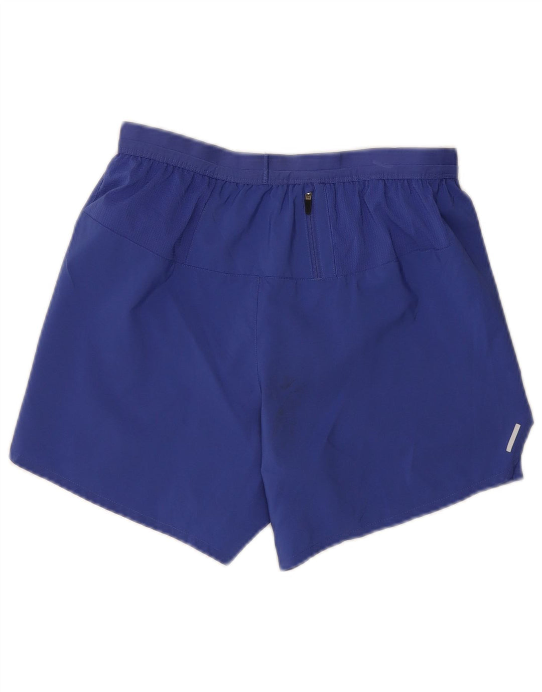 NIKE Dri Fit sportsshorts til kvinder UK 12 Medium Blue Polyester