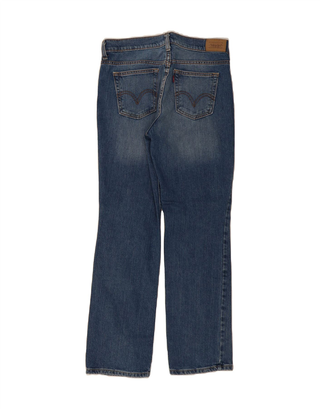 LEVI'S Womens Straight Jeans US 8 Medium W32 L30 Blue Cotton Vintage Levi's and Second-Hand Levi's from Messina Hembry 