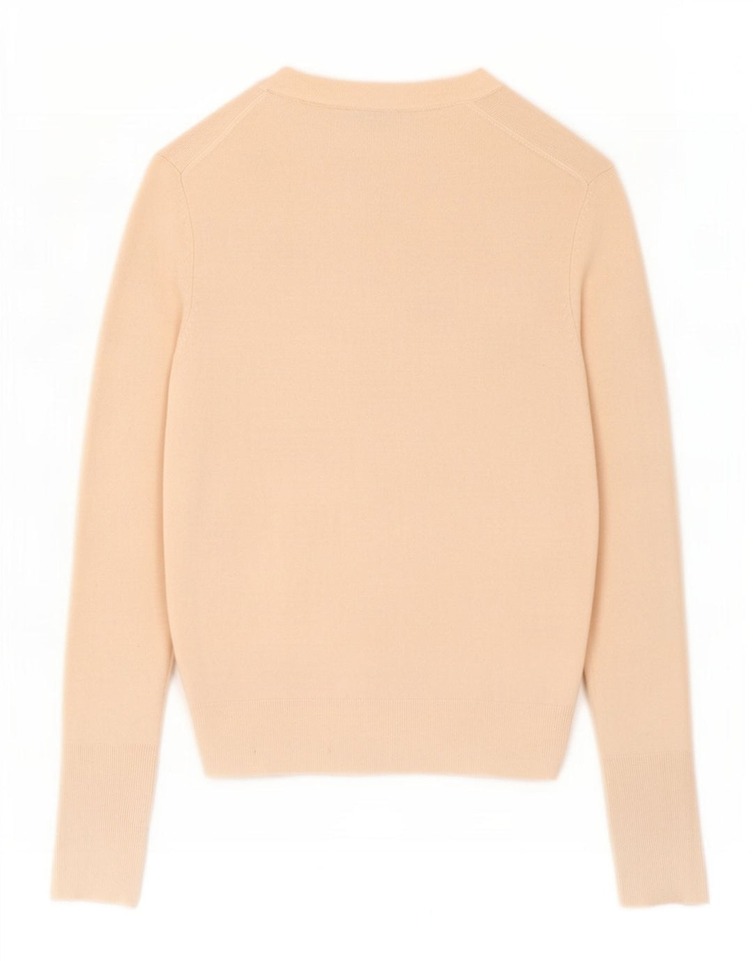 Zara Dame Cardigan Sweater UK 12 Medium Beige Viscose