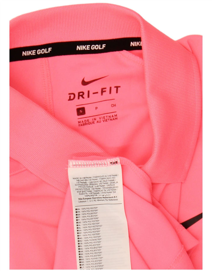 Nike Herre Dri Fit Polo Shirt Lille Pink Polyester
