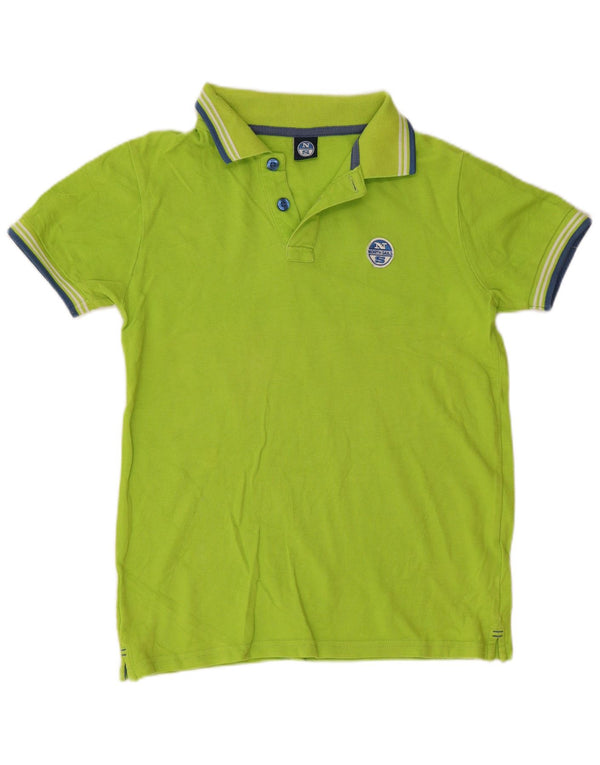 North Sails Boys Polo Shirt 11-12 År Grøn Bomuld
