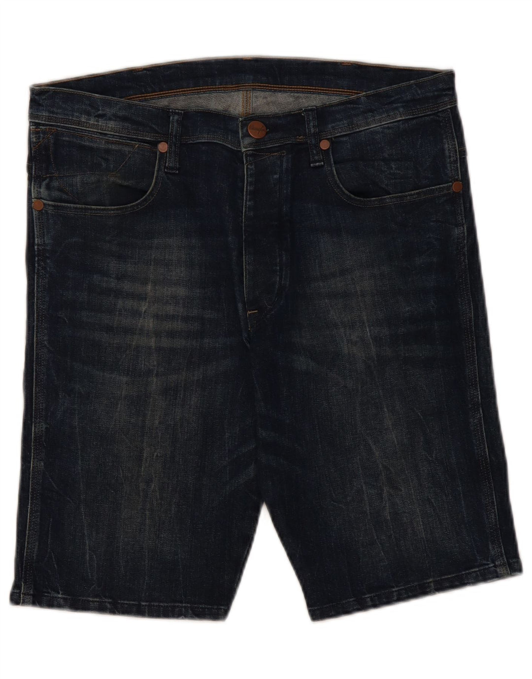 Wrangler Herre Kurt Denim Shorts W32 Medium Blue Bomuld