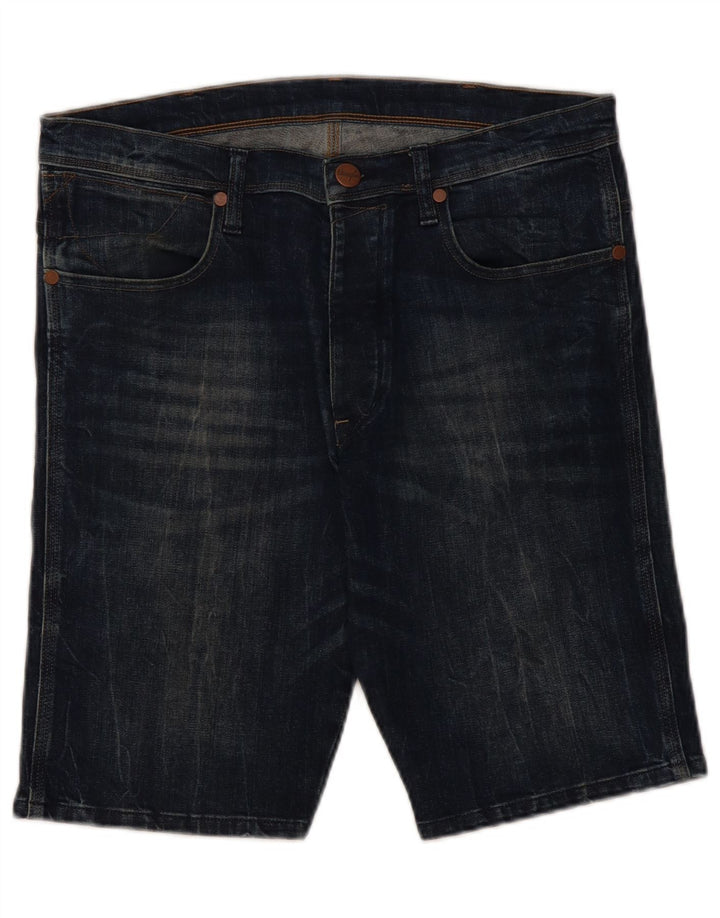 Wrangler Herre Kurt Denim Shorts W32 Medium Blue Bomuld