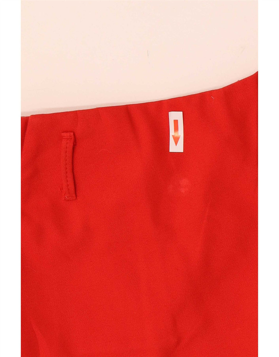Zara Kvinder Højtaljede Casual Shorts Medium W28 Rød
