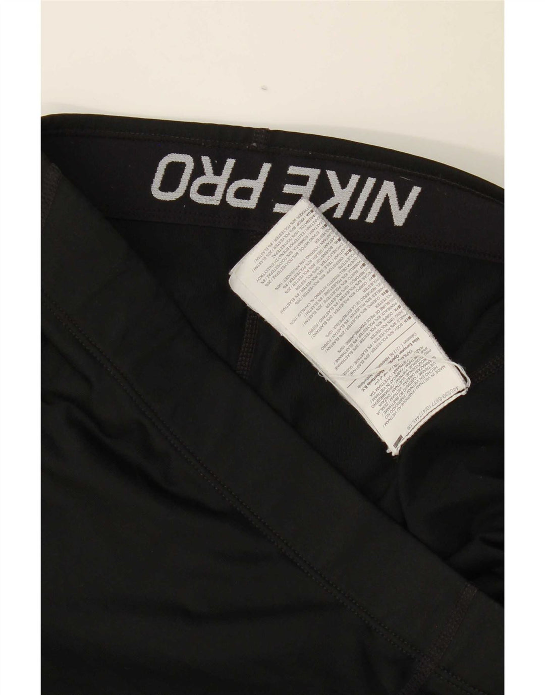 Nike Dame Grafiske Leggings UK 12 Medium Sort Polyester
