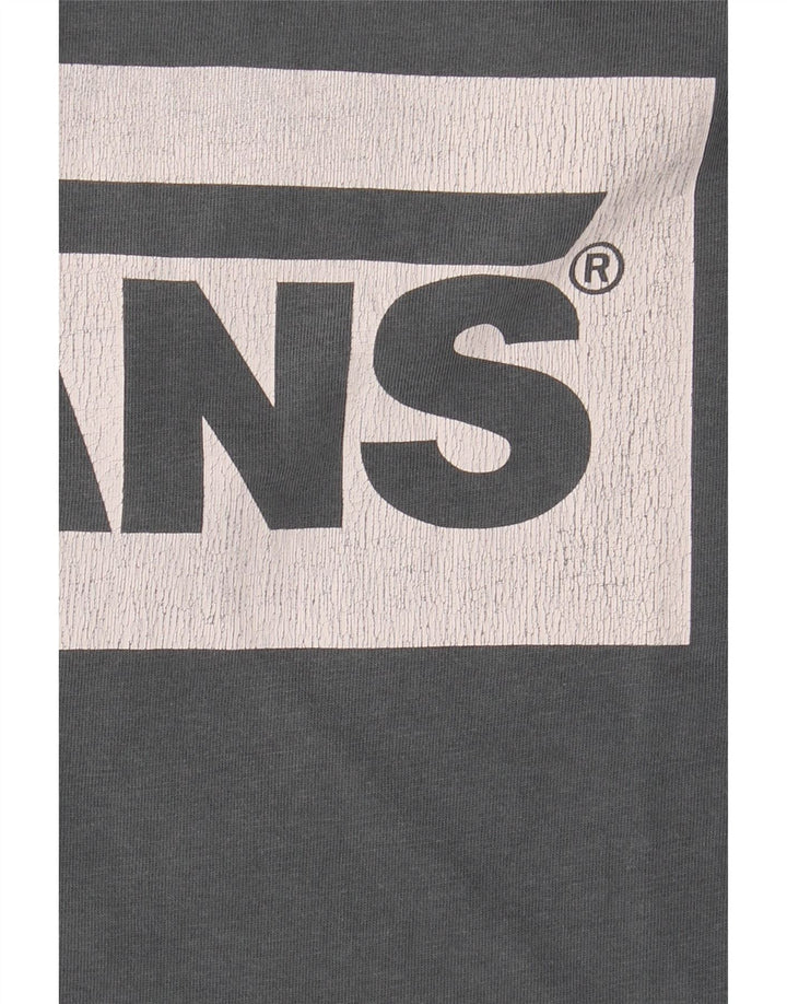 Vans Herre Klassisk Grafisk T-Shirt Top Stor Grå
