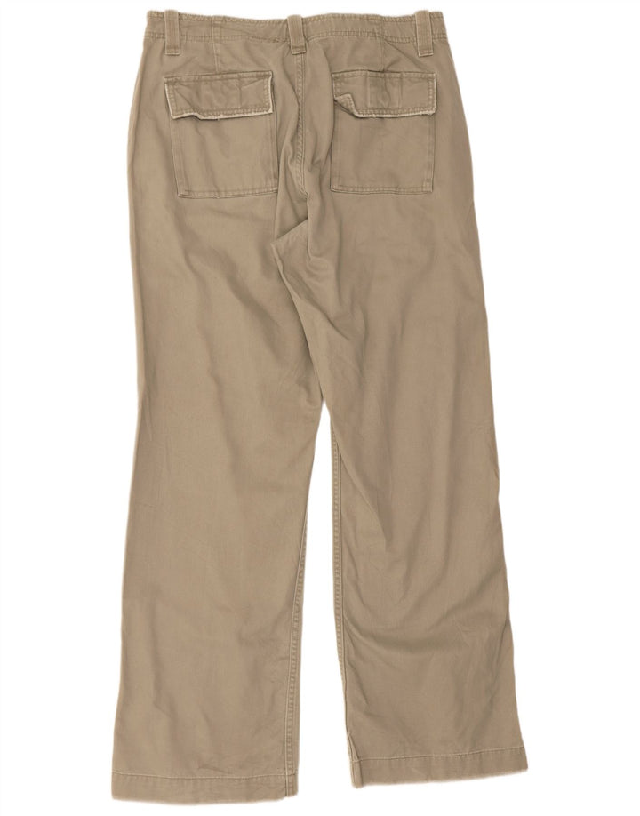 Gap Herre Bootcut Chino Bukser W33 L32 Khaki Bomuld