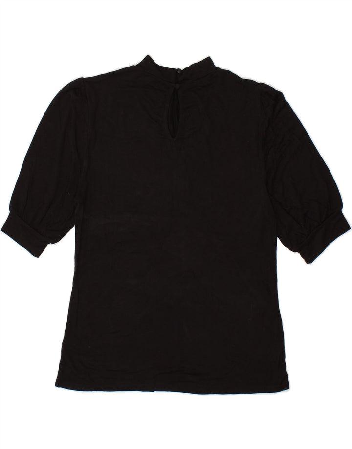 OASIS Womens Blouse Top UK 12 Medium Black Viscose Vintage Oasis and Second-Hand Oasis from Messina Hembry 