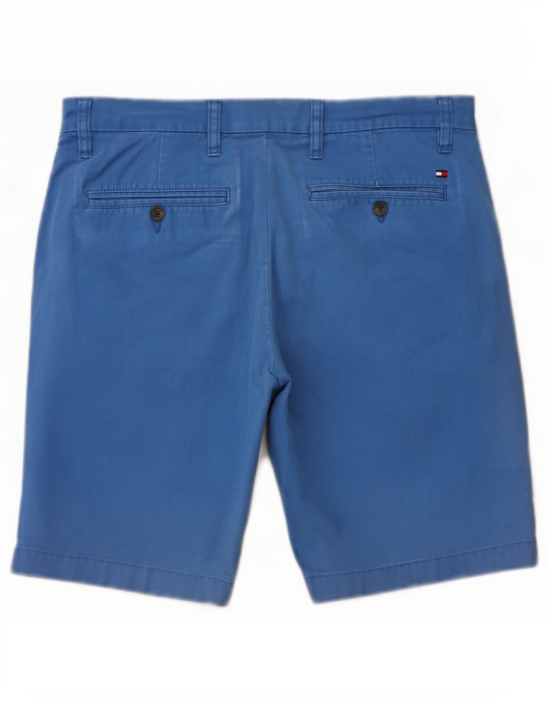Tommy Hilfiger Herre Chino Shorts W32 Medium Blue Bomuld