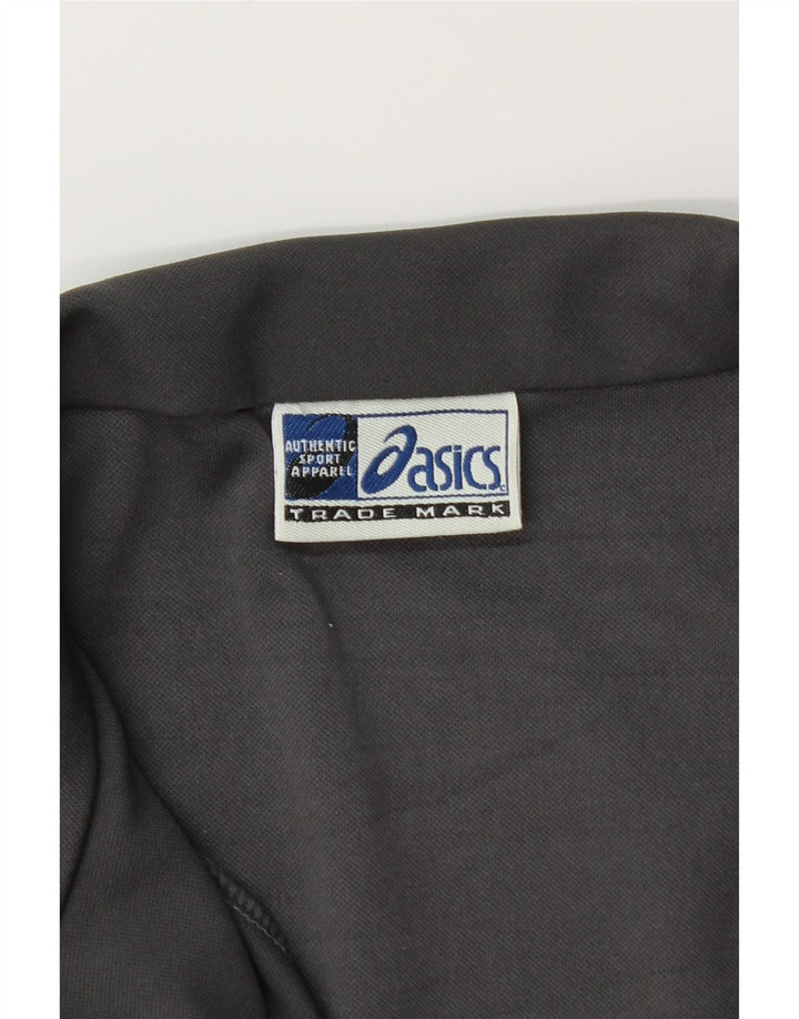 ASICS Træningsdragt til mænd, topjakke, lille grå farveblok polyester