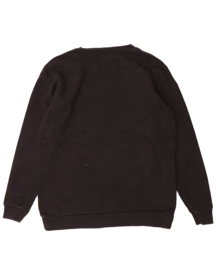 CALVIN KLEIN JEANS Grafisk sweatshirt til mænd, lille sort bomuld