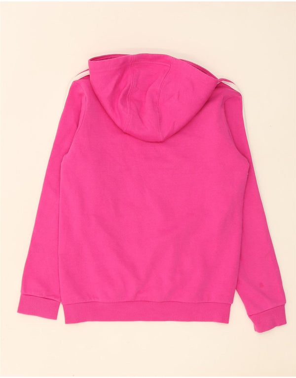 Adidas Girls Manchester United Hoodie Jumper 11-12 år Pink Colourblock