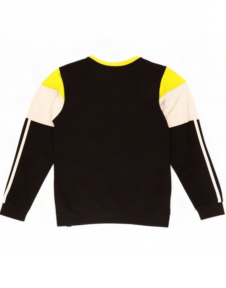 Sergio Tacchini Boys Sweatshirt Jumper 13-14 år Sort Colourblock