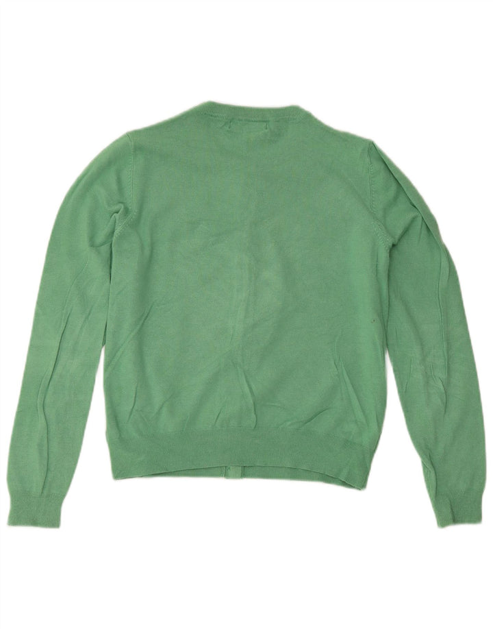 Marks & Spencer Dame Cardigan Sweater UK 16 Large Green Viscose