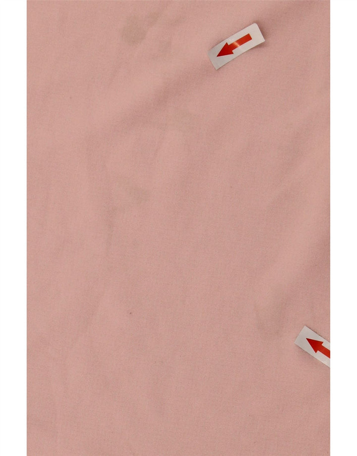 Nike Dame Oversized Grafisk Pullover med lynlås-hals Træningsdragt Top UK 6 XS Pink