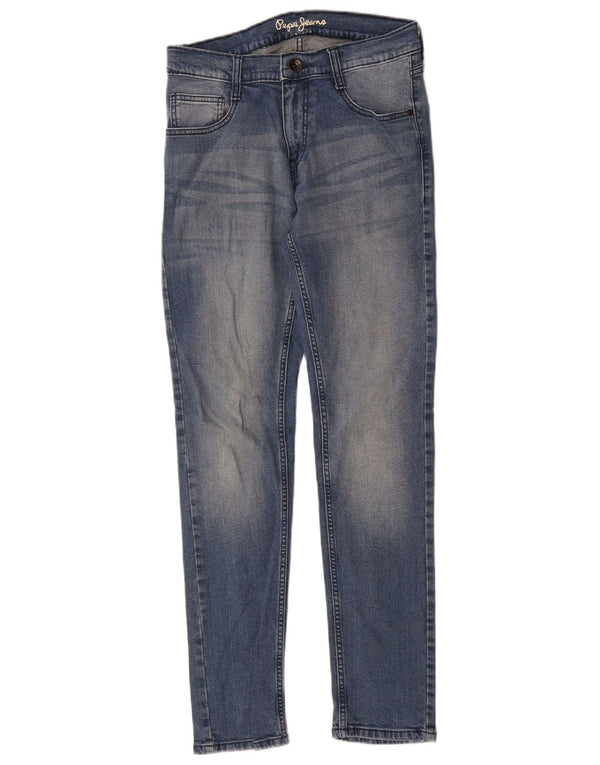 PEPE Jeans Dame Vapor Tapered W30 L31 Blå Bomuld