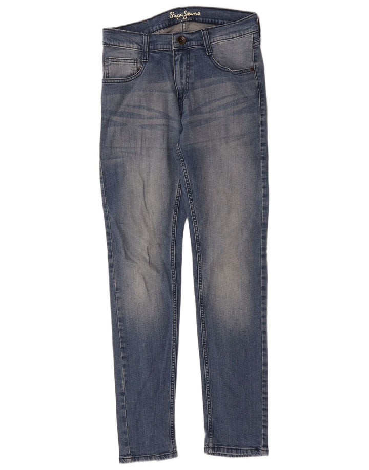 PEPE Jeans Dame Vapor Tapered W30 L31 Blå Bomuld