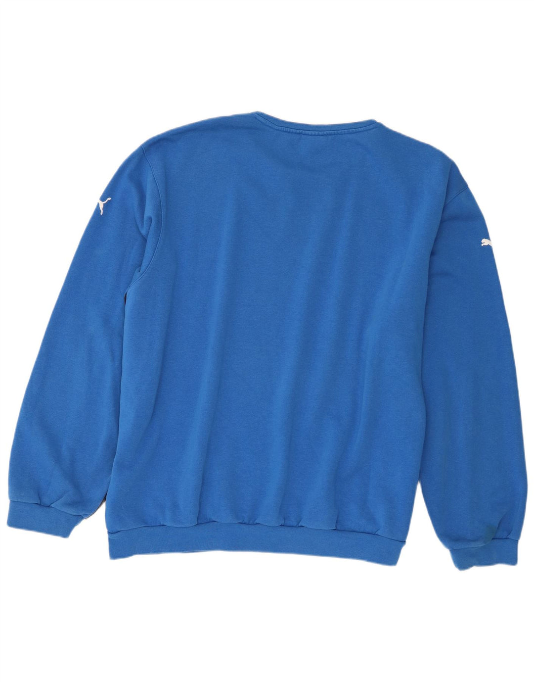 Puma Herre Sweatshirt Jumper 2XL Blå Colourblock Bomuld