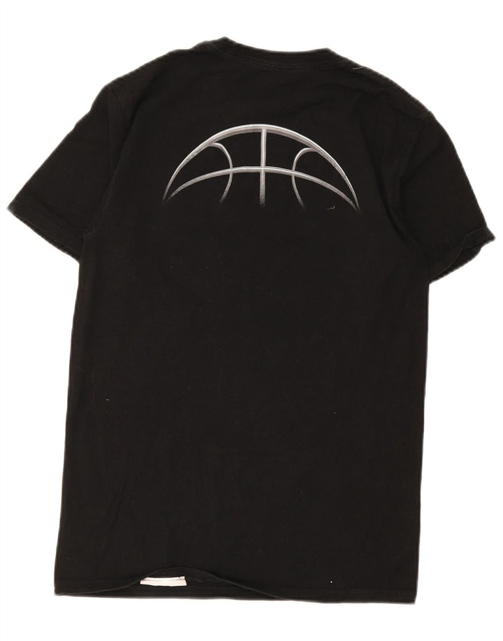 Champion Herre grafisk T-shirt top lille sort bomuld