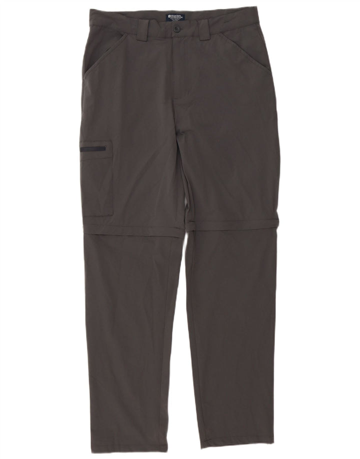 Mountain Warehouse Herre Straight Cargo Bukser W32 L32 Grå Polyester