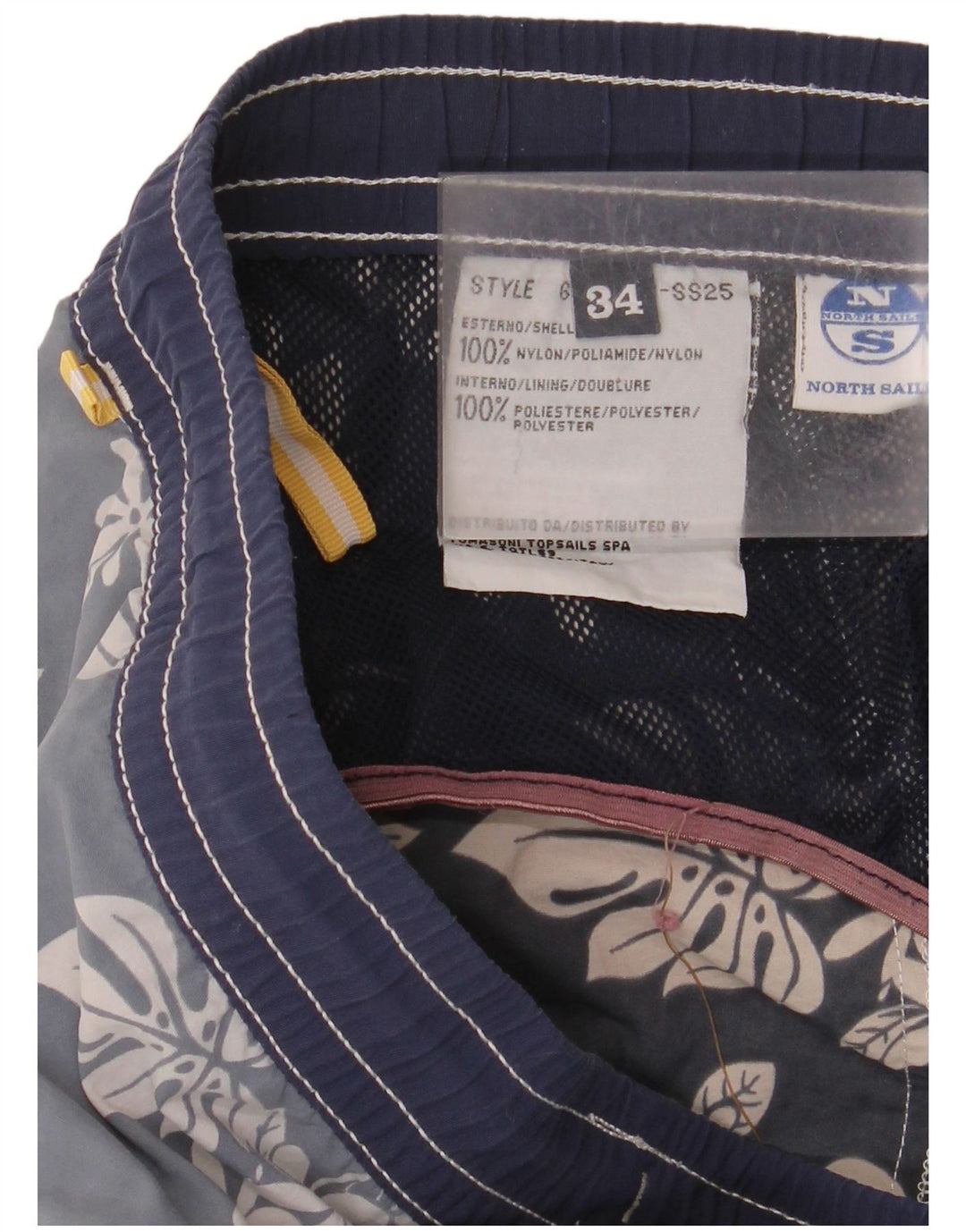 North Sails Herre badeshorts Store Grå Blomster Nylon